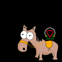 Horse Unicorn GIF by Visual Beesy