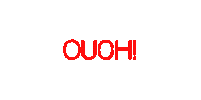 Oh No Pain Sticker by Mat Voyce