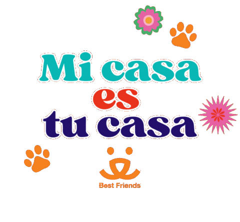 Mi Casa Pets Sticker by Best Friends Animal Society