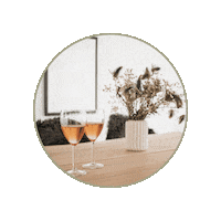 Rose Vin Sticker by Digitale Damer