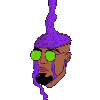 maviag_ trippy slime maviag Sticker