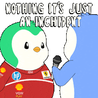 Penguin Speak Sticker by Abster