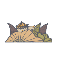 Damiansoest illustration nature leaf damiansoest Sticker