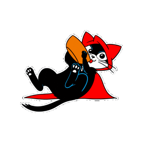 Eat Black Cat Sticker