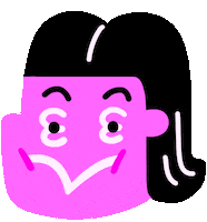vanessartpuff character emotion eyebrows newkidoob Sticker