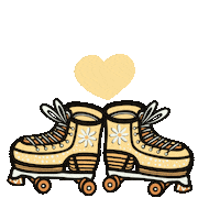 Heart Skating Sticker by JellaCreative