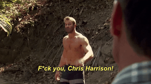 giphygifcaption season 3 chad bachelor in paradise fuck you chris harrison GIF