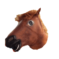head horse STICKER by imoji