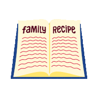 Book Cooking Sticker by Onken Dairy
