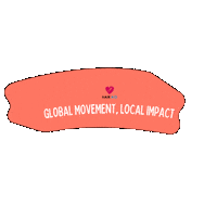 HairAid hair aid global cut a thon global movement local impact Sticker