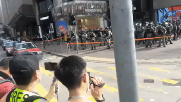 Riot Police Deployed in Hong Kong as May Day Rally Banned Due to COVID-19