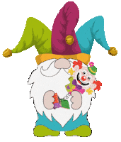 April Fools Day Gnome Sticker