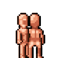 Pixel 8Bit Sticker by WorldWideWebb