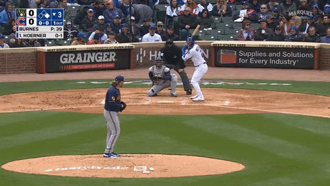 krahn23 giphygifmaker cubs opening day dansby swanson GIF