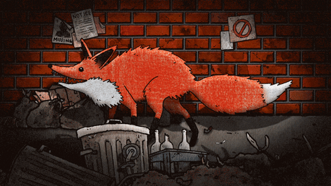 urban fox animation GIF by Other Planes
