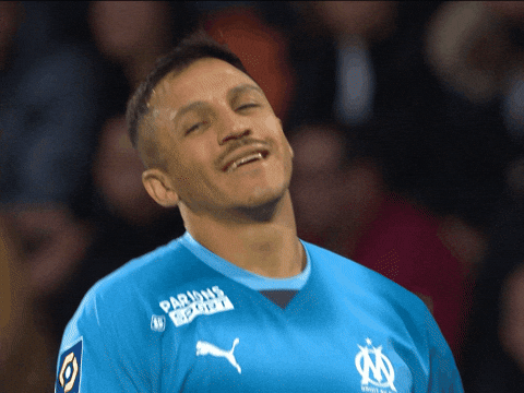Happy Alexis Sanchez GIF by Olympique de Marseille
