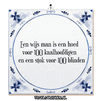 Wijsheid Troost Sticker by Tegelspreuken.nl
