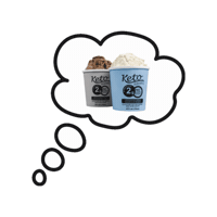 KetoSkream daydreaming ketoskream icecreamcraving Sticker