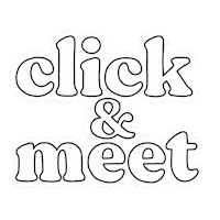 Click Black And White Sticker