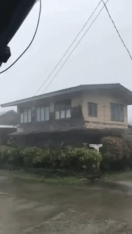 Heavy Rain and Strong Winds as Typhoon Rai Sweeps Across Philippines