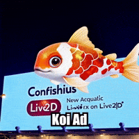 Koi Fish Advertising GIF by TheConfishius