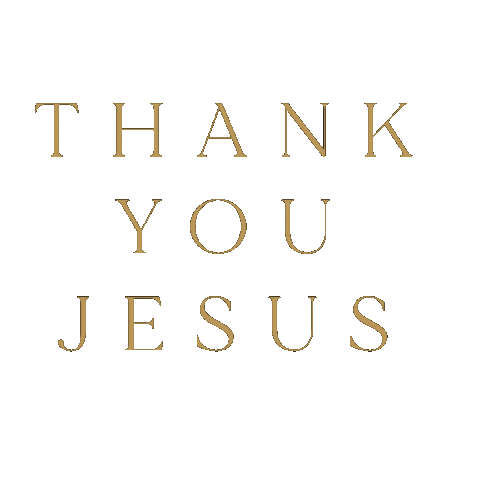 Thanks Jesus Sticker by Nations Church