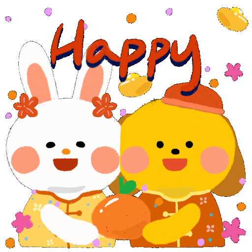 Happy Illustration Sticker