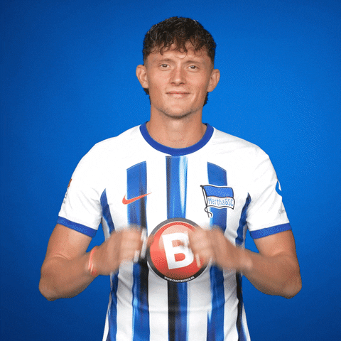 Heart Love GIF by Hertha BSC