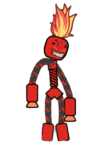 Angry Fired Up Sticker by StikBot