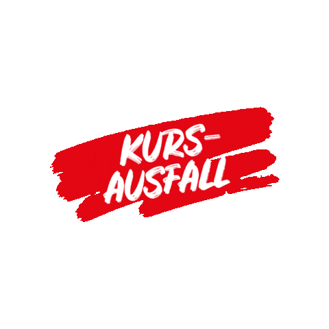Kursausfall Sticker by BTW Bünde