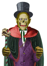 Excited Top Hat Sticker by Colin Raff