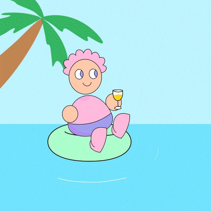 Floating Good Vibes GIF by Fatman