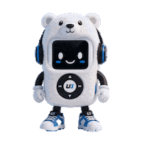 Happy Polar Bear Sticker by UJFM
