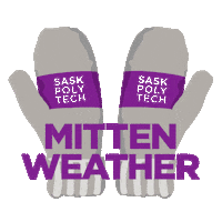 Sweater Weather Winter Sticker by SaskPolytech