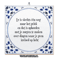 Humor Focus Sticker by Tegelspreuken.nl