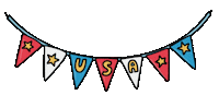 Celebrate United States Sticker by Nora Fikse