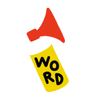 julia_praschma fun illustration sticker word Sticker