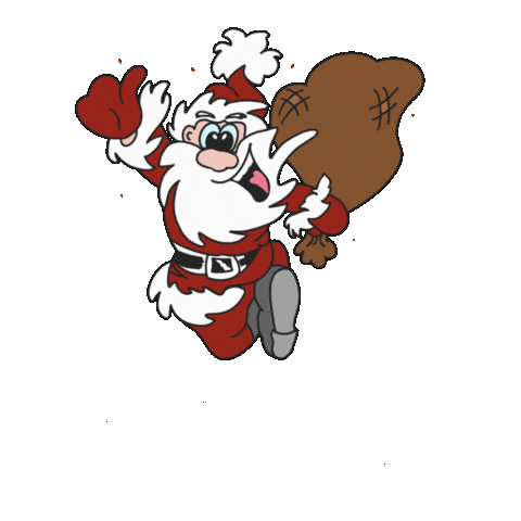 Merry Christmas Santa Sticker