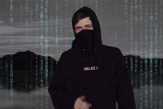 be quiet the matrix GIF by Alan Walker