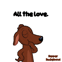 All The Love Dog Sticker by VeeFriends
