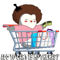 Add To Cart Black Friday Sticker by Pudgy Penguins