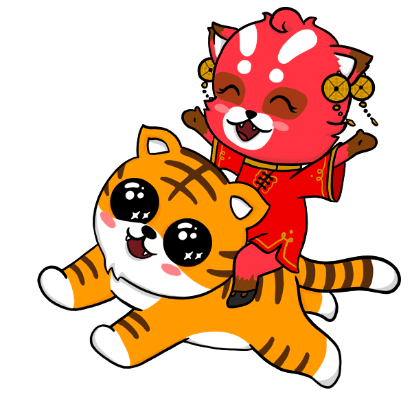 Tiger Sticker by Right Stuf Anime