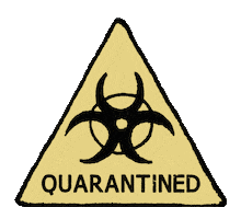 Lonely Virus Sticker by Pretty Whiskey / Alex Sautter