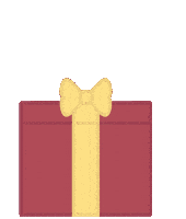 Christmas Present Cat Sticker