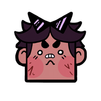 Angry Jossu Sticker
