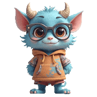 Cute Monster Sticker