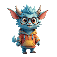 Cute Monster Sticker