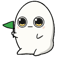 Green Flag Ok Sticker