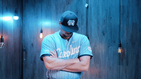 University Of North Carolina Baseball GIF by UNC Tar Heels