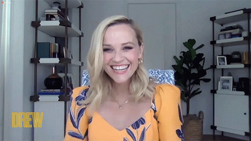 Happy Reese Witherspoon GIF by The Drew Barrymore Show